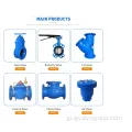 PN16 Sluice Valve Resilient Sated Pipeline Gate Valve